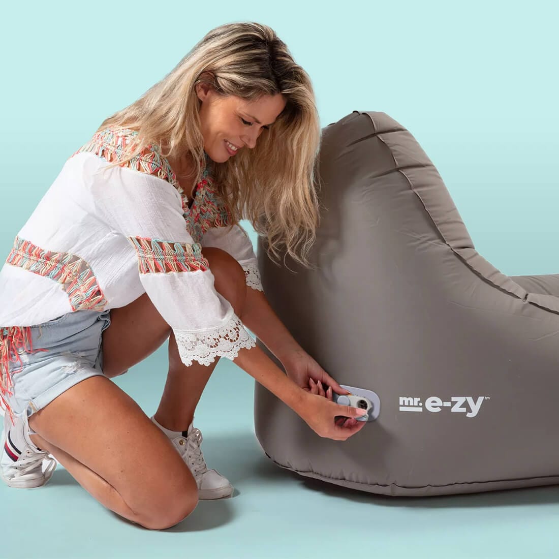 Zelf opblaasbare zitzak MR EZY
