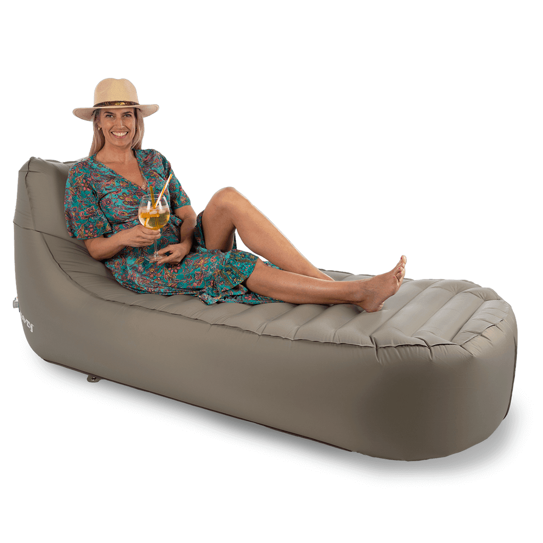 Mr. E-ZY Premium Lounger Light Grey